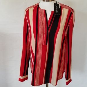 Principles striped long-sleeved blouse
